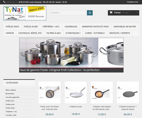 boutique en ligne Tynat.com